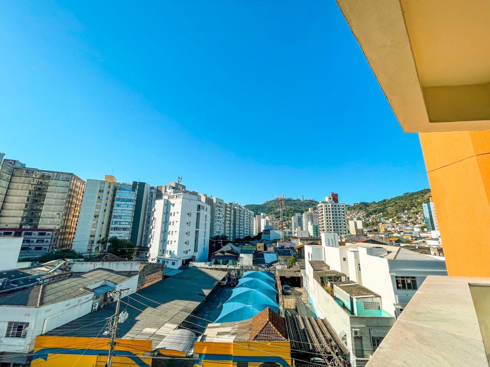 Studio No Centro: Piscina, Academia E Garagem N209 Florianopolis Bagian luar foto