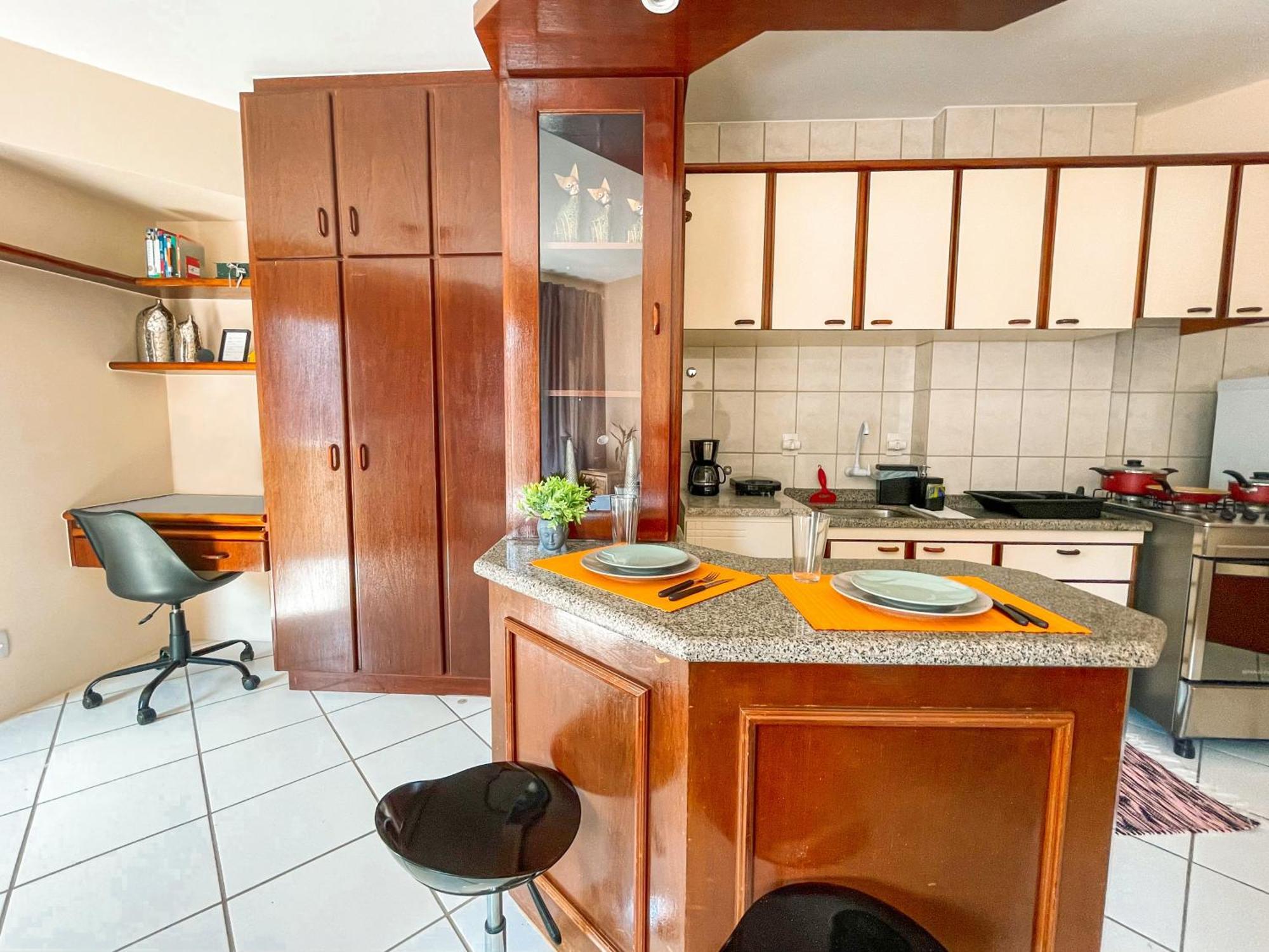 Studio No Centro: Piscina, Academia E Garagem N209 Florianopolis Bagian luar foto